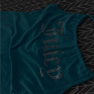 Juicy Couture Teal dress with Crystal Logo
